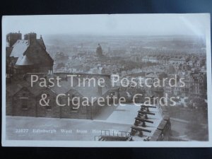 c1918 RP Edinburgh Castle: West from Mons Meg 170515