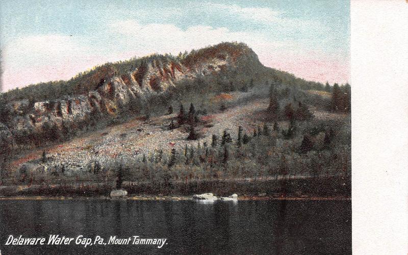 Delaware Water Gap, Mt. Tammany, PA, Early Postcard, Unused