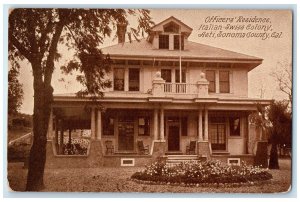 c1950 Officer's Home Italian Swiss Colony Asti Sonoma County California Postcard