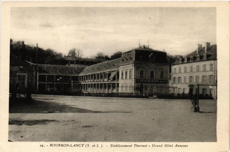 CPA  Bourbon-Lancy (S.-et-L.) - Etablissement -Grand Hotel Annexes  (295748)