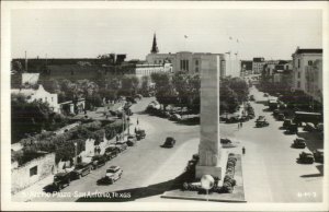 San Antonio TX Alamo Plaza Cline? Real Photo Postcard