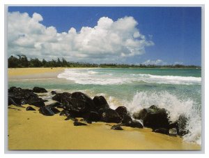 Postcard Wailua Beach Hawaii Continental View