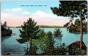 Long Lake Near Ely Minnesota MN Natural Wilderness Scenery Lakes Water Postcard