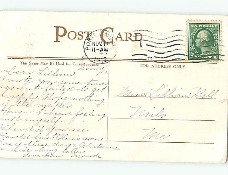 Divided-Back COMIC POSTCARD Portland Maine ME HM4704