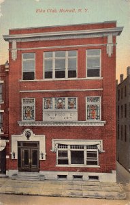 J84/ Hornell New York Postcard c1910 Elks Lodge Building 163