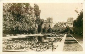 Postcard RPPC 1927 California San Diego Balboa Park Lily Horticultural CA24-1512