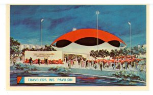 NY - World's Fair 1964-65. Souvenir Flash Card: Travelers Insurance Pavilion**