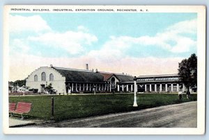 Rochester New York Postcard Industrial Building Industrial Expo. Grounds c1920's