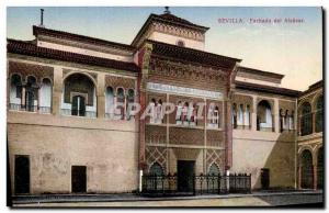 Old Postcard Sevilla Fachada del Alcazar