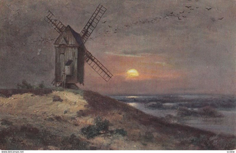 Windmill, 1900-10s; TUCK 429