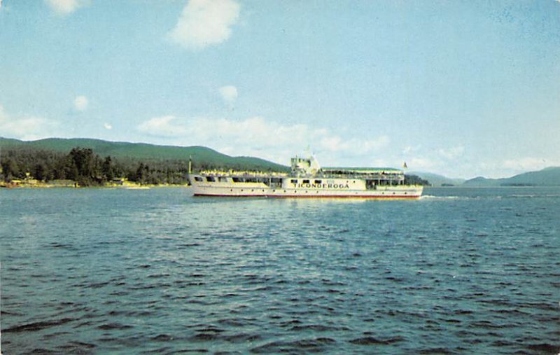 Ticonderoga Ferry Boats Ship Unused 