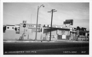 Advertising Coca Cola 1950s RPPC Photo Postcard Tepic Nay #217 Mexico 20-7172