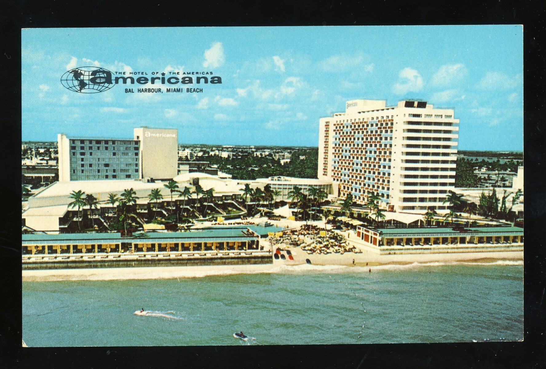 1947 MIAMI, FL, BOATWRIGHT HOTEL POSTCARD