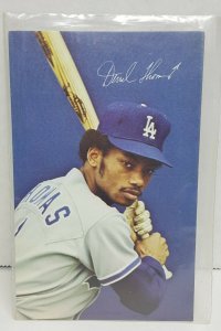 Derrel Thomas Los Angeles Dodgers Baseball Vintage Postcard