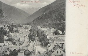 France Postcard - Bagneres-De-Luchon - Vue Prise De L'Eglise - Ref 2377A