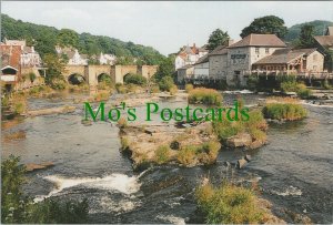 Wales Postcard - Llangollen, Bridge Over The River Dee, Denbighshire RR14086