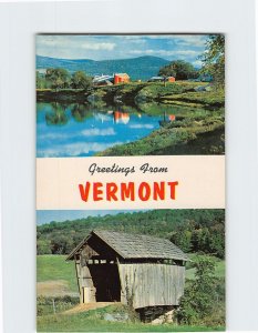 Postcard Greetings From Vermont