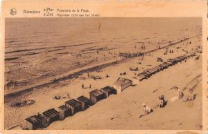 BR55267 Panorama de la plage Bredene sur mer belgium