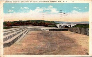 New York Catskill Mountains The Spillway Of Ashokan Reservoir 1939