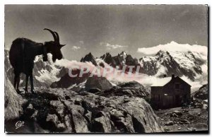 Old Postcard surroundings Chamonix Le Lac Blanc Refuge View of the Chamonix N...