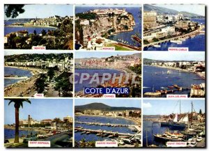 Postcard Modern Cote d & # 39Azur