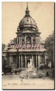 Old Postcard Paris Sorbonne