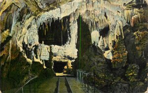 Slovenia Postojna Cave interior postcard official cancel c.1912