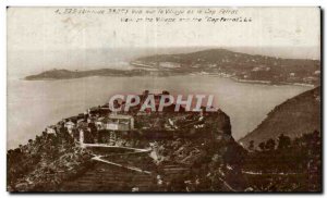 Eze - Village View - Old Postcard