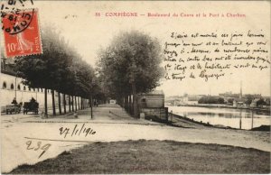 CPA COMPIEGNE Boulevard du Cours (805666)