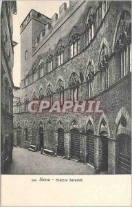 Postcard Old Siena Palazzo Sarcini