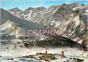 Postcard Modern Sestriere 2035 m Panorama visto dal Fraiteve