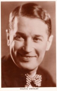 Maurice Chevalier Actor Real Photo Postcard