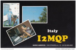 Amateur Radio I2MQP Mario Ambrosi Milano Italy