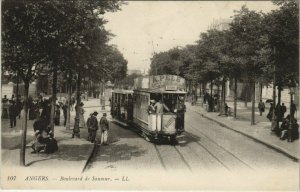 CPA ANGERS-Boulevard de SAUMUR (127640)