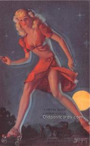 1945 Mutoscope Artist Pin Up Girl, Non Postcard Backing Unused 