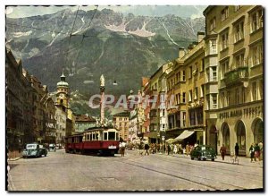 Modern Postcard Innsbruck Maria Theresien Strasse Tram