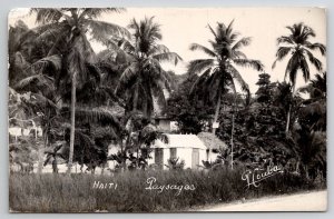 Haiti Paysages RPPC Real Photo Postcard F21