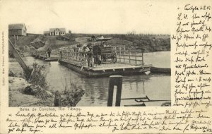 brazil, CURITYBA, Balsa de Conchas, Ferry, Rio Tibagy (1902) Max Rösner Postcard