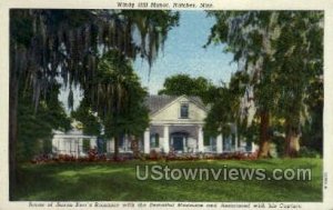 Windy Hill Manor  - Natchez, Mississippi MS Postcard