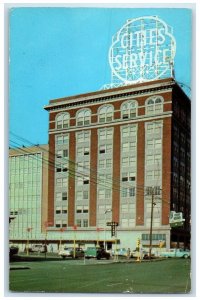 1964 Cities Service Oil Company Building Scene Bartlesville Oklahoma OK Postcard
