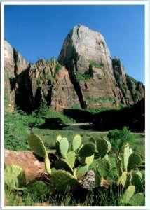 Postcard - The Great White Throne - Zion National Park, Utah