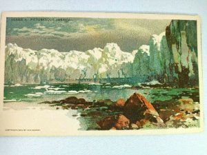 Vintage Postcard No. 1 Muir Glacier Alaska Series A Picturesque America