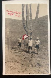 1914 Mint RPPC Postcard US Army Troops Border War Pichilingue Dessert