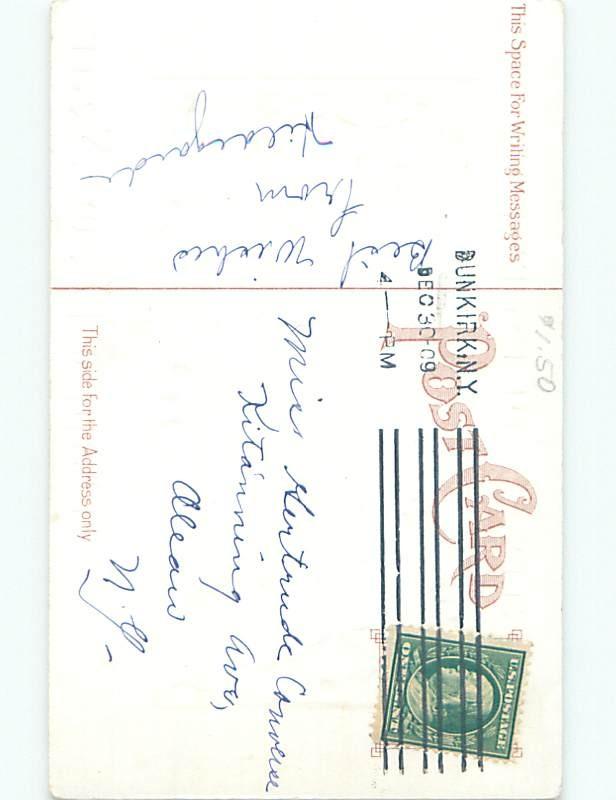 Divided-Back CHRISTMAS SCENE Great Postcard W8982