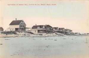 cottages at sandy hill ocean bluff brant rock massachusetts L4440 antique postca