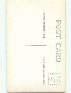 Old rppc BUILDING SCENE Architecture Postcard AB1097