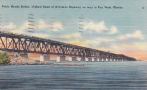 Florida Bahia Honda Bridge Highest Span Of Overseas Highway On Way To Key Wes...