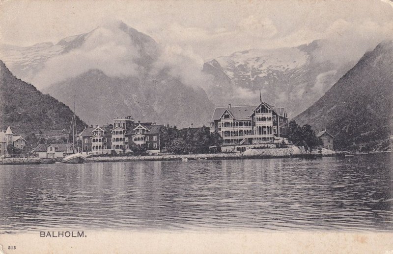 Kviknes Hotel Balholm Norway Postcard