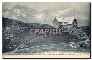 Postcard Old High Dauphine Lautaret Garden Alon and Chaine du Galibier