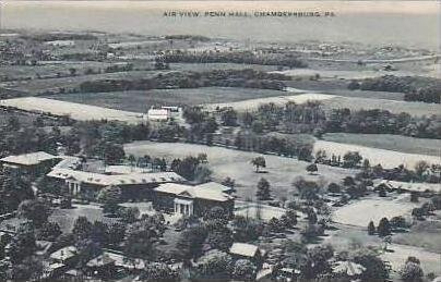 Pennsylvania Chambersburg Air View Penn Hall Artvue